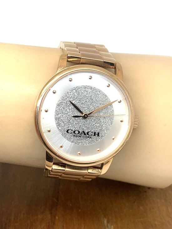 Coach Women\'s Watch 14503492 Quartz Silver Dial Rose Gold Stainless Steel 36mm main image 14